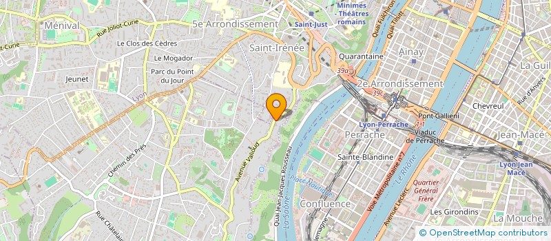 localisation de l'entreprise MADAME MANON LANGLOIS  SAINTE-FOY-LES-LYON