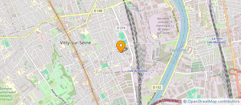 localisation de l'entreprise MADAME MANON LAPARRE à VITRY-SUR-SEINE
