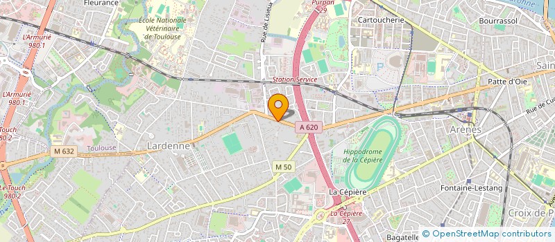 localisation de l'entreprise MADAME MANON LAPASSET  TOULOUSE