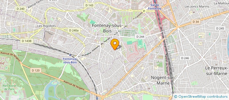 localisation de l'entreprise MADAME MANON LARBEY à FONTENAY-SOUS-BOIS