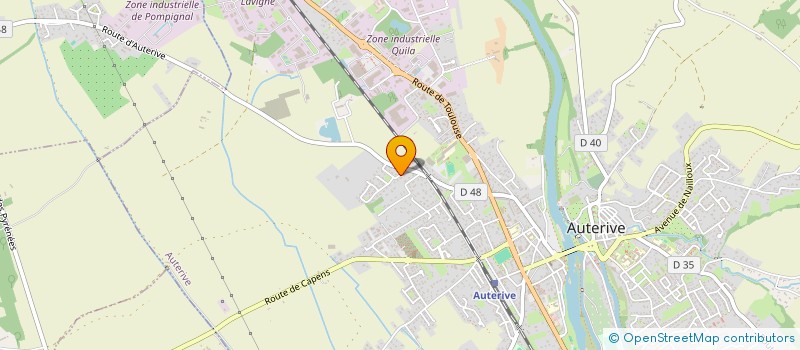 localisation de l'entreprise MADAME MANON LARCHER  AUTERIVE