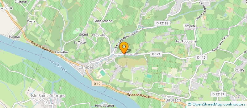 localisation de l'entreprise MADAME MANON LARUELLE  CAMBES