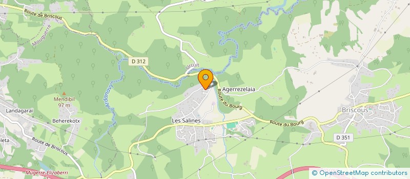 localisation de l'entreprise MADAME MANON LASSALLE à BRISCOUS