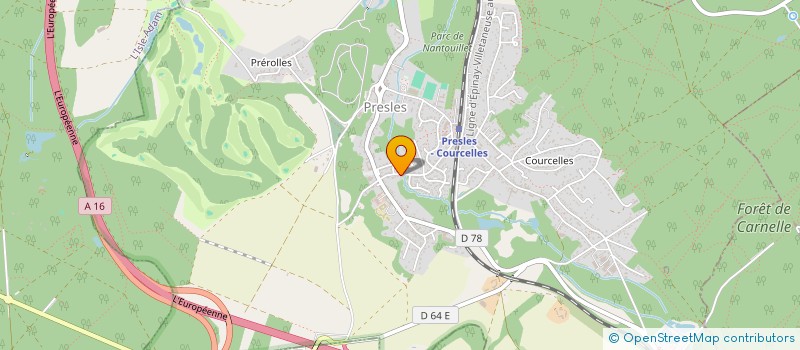 localisation de l'entreprise MADAME MANON LAURENT  PRESLES