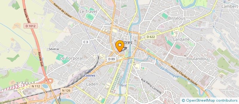 localisation de l'entreprise MADAME MANON LAURON  CASTRES