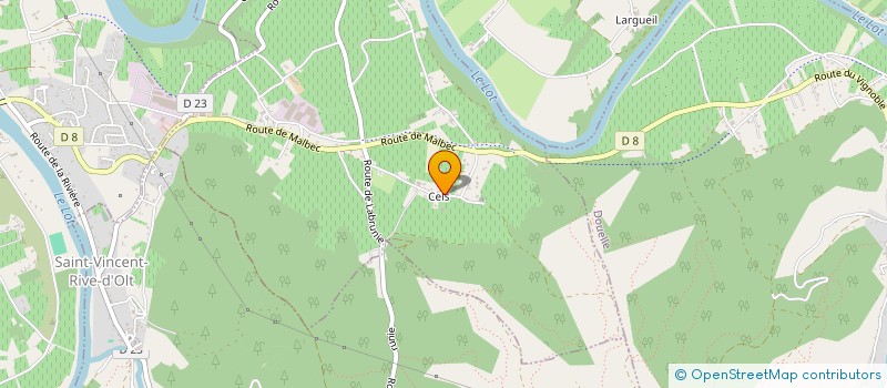 localisation de l'entreprise MADAME MANON LAVERGNE  PARNAC