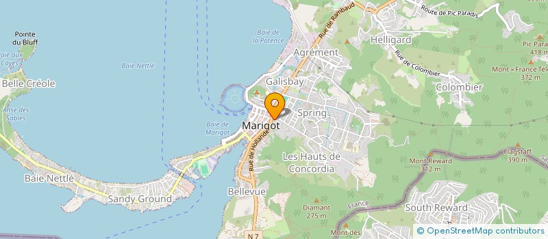 localisation de l'entreprise MADAME MANON LAVEVE  SAINT-MARTIN