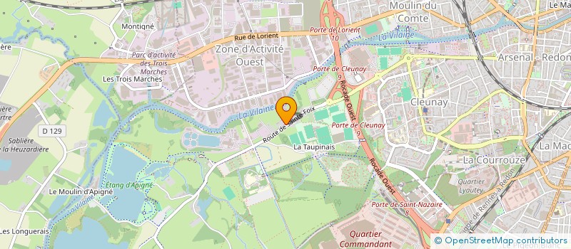 localisation de l'entreprise MADAME MANON LE BELLEGARD à RENNES