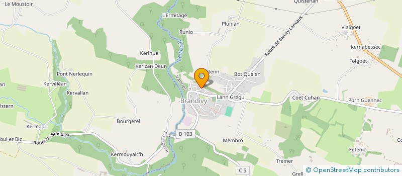 localisation de l'entreprise MADAME MANON LE BLEVEC  GRAND-CHAMP