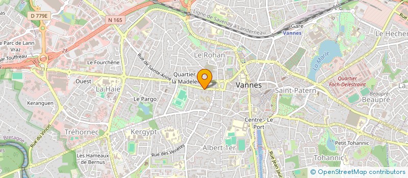 localisation de l'entreprise MADAME MANON LE CLAINCHE à VANNES