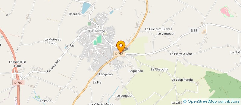 localisation de l'entreprise MADAME MANON LE GARREC  LA MOTTE