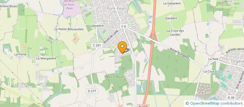 localisation de l'entreprise MADAME MANON LE GUEVEL  PONT-PEAN