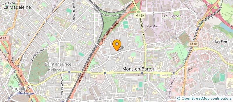 localisation de l'entreprise MADAME MANON LE ROY  MONS-EN-BARUL