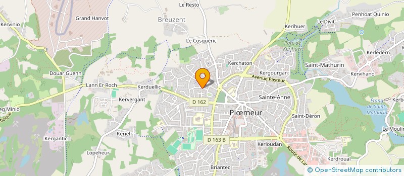 localisation de l'entreprise MADAME MANON LE TEUFF  PLOEMEUR