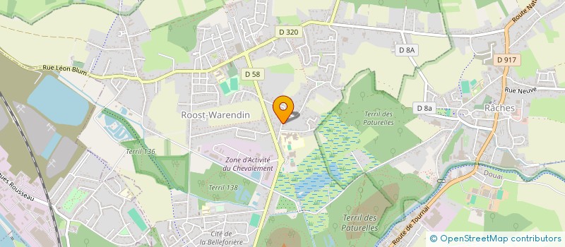 localisation de l'entreprise MADAME MANON LEBRETON  ROOST-WARENDIN