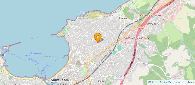 localisation de l'entreprise MADAME MANON LECHAT à SAINT-JEAN-DE-LUZ