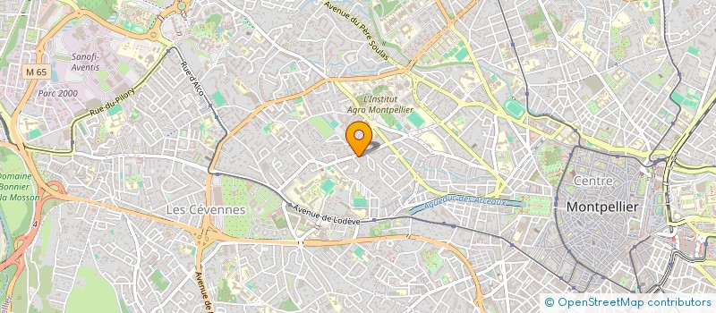 localisation de l'entreprise MADAME MANON LECLERCQ à MONTPELLIER