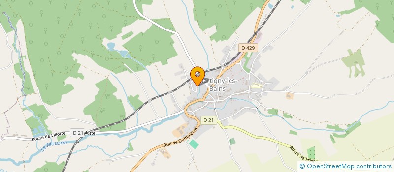 localisation de l'entreprise MADAME MANON LECOMPTE  MARTIGNY-LES-BAINS