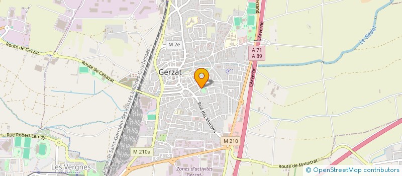 localisation de l'entreprise MADAME MANON LEDER  GERZAT