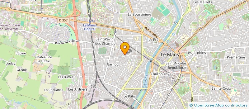 localisation de l'entreprise MADAME MANON LEDRU  LE MANS