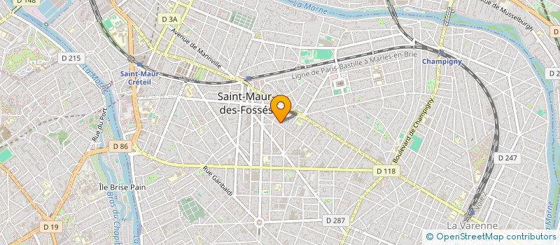 localisation de l'entreprise MADAME MANON LEFEBVRE à SAINT-MAUR-DES-FOSSES