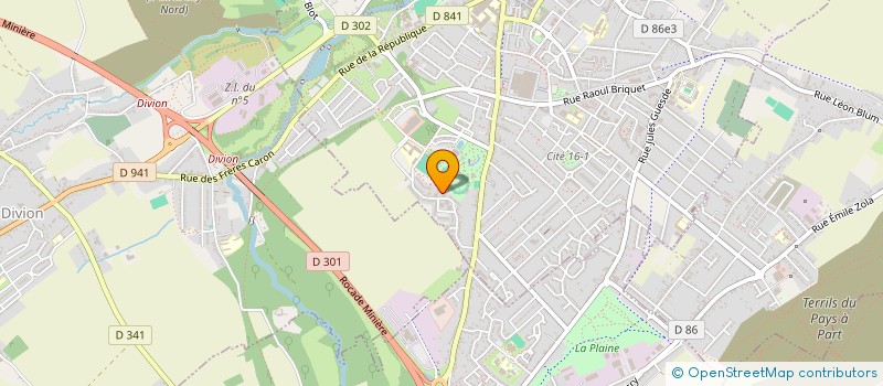 localisation de l'entreprise MADAME MANON  LEFEBVRE  BRUAY-LA-BUISSIERE