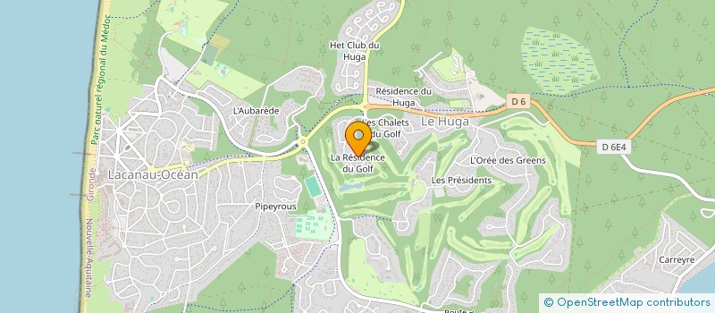 localisation de l'entreprise MADAME MANON LEFORT  LACANAU