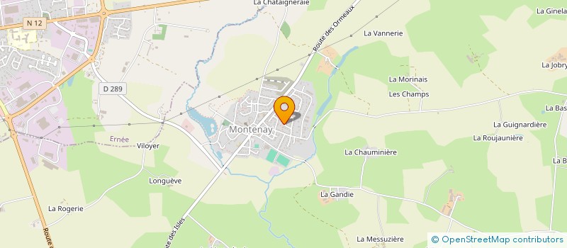 localisation de l'entreprise MADAME MANON LEFORT  MONTENAY