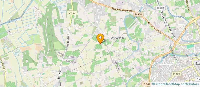 localisation de l'entreprise MADAME MANON LEGOUHY  LORIOL-DU-COMTAT