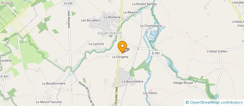 localisation de l'entreprise MADAME MANON LEGRAND  SAINT-SAUVEUR-VILLAGES