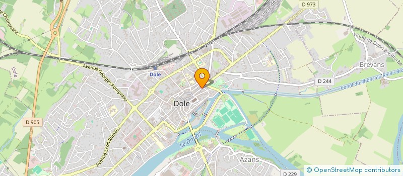 localisation de l'entreprise MADAME MANON LEMAIRE à DOLE