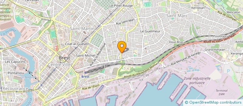 localisation de l'entreprise MADAME MANON LEMBLE  BREST