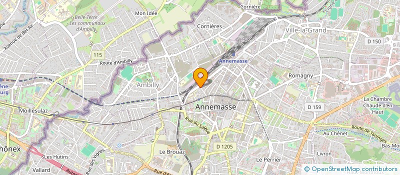 localisation de l'entreprise MADAME MANON LEMOINE  ANNEMASSE