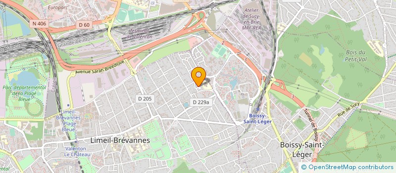 localisation de l'entreprise MADAME MANON LEMOINE  LIMEIL-BREVANNES