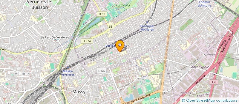 localisation de l'entreprise MADAME MANON LENOBLE  ANTONY