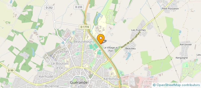 localisation de l'entreprise MADAME MANON LEPARMANTIER  GUERANDE