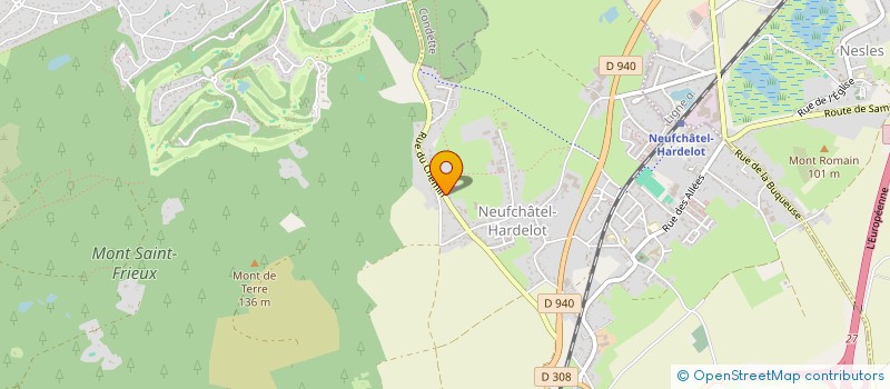 localisation de l'entreprise MADAME MANON LEPRETRE  NEUFCHATEL-HARDELOT