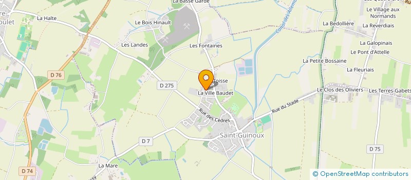 localisation de l'entreprise MADAME MANON LEROI  SAINT-GUINOUX