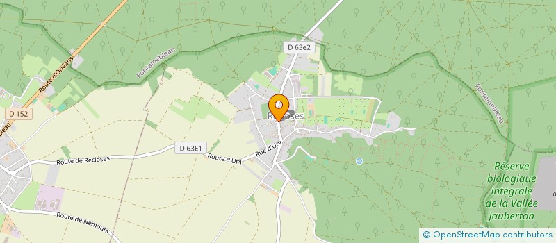 localisation de l'entreprise MADAME MANON LEROY  RECLOSES