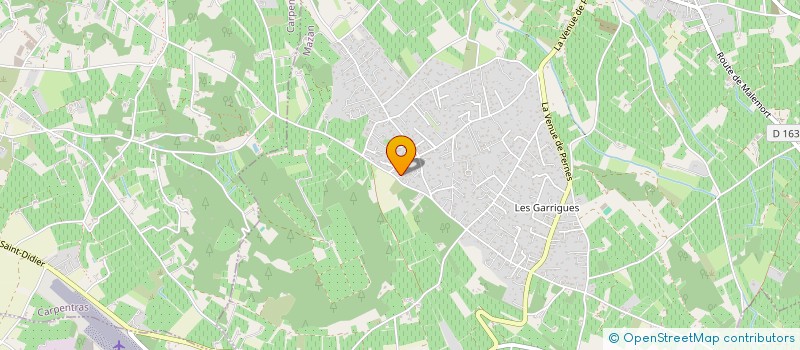 localisation de l'entreprise MADAME MANON LEYDIER  MAZAN