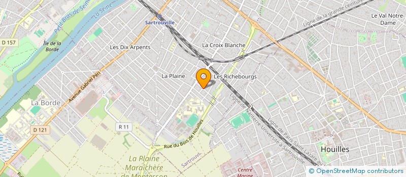 localisation de l'entreprise MADAME MANON LEYLAVERGNE  SARTROUVILLE