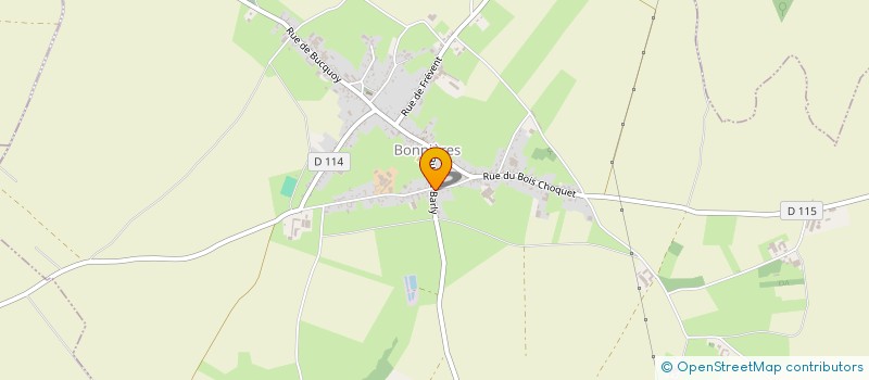 localisation de l'entreprise MADAME MANON LIEFOOGHE  BONNIERES