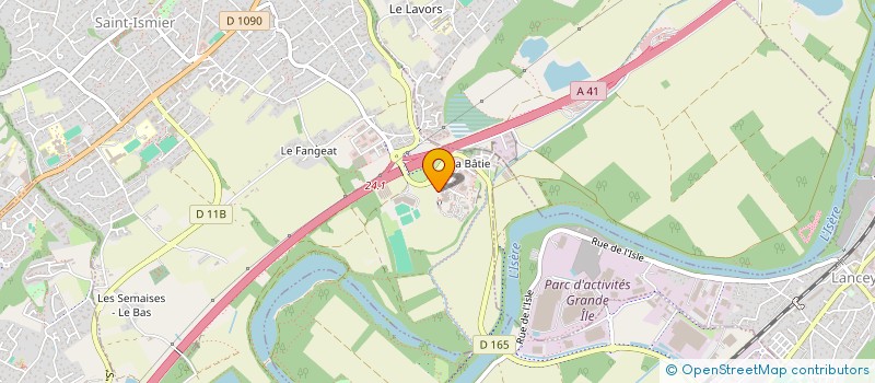 localisation de l'entreprise MADAME MANON LIZZI  SAINT-ISMIER