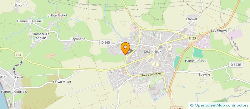 localisation de l'entreprise MADAME MANON LLABRES  LES PIEUX