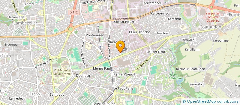 localisation de l'entreprise MADAME MANON LOAEC à BREST
