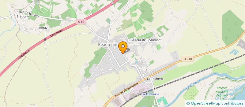 localisation de l'entreprise MADAME MANON LOCHON à BEAUMONT SAINT-CYR