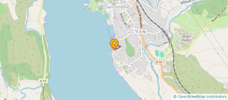 localisation de l'entreprise MADAME MANON LOCQUET  SAINT-CHAMAS