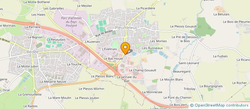 localisation de l'entreprise MADAME MANON LOMINE  PLEUMELEUC