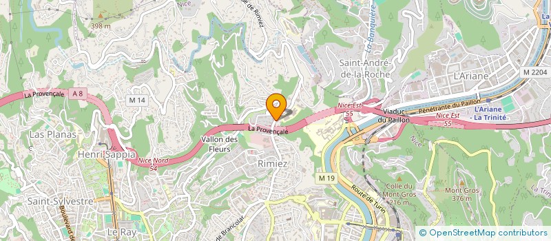 localisation de l'entreprise MADAME MANON LONCHAMPT  FALICON