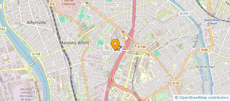 localisation de l'entreprise MADAME MANON LOUIT  MAISONS-ALFORT
